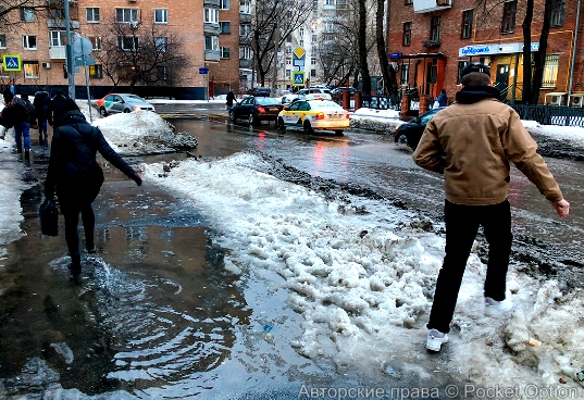 снег вода